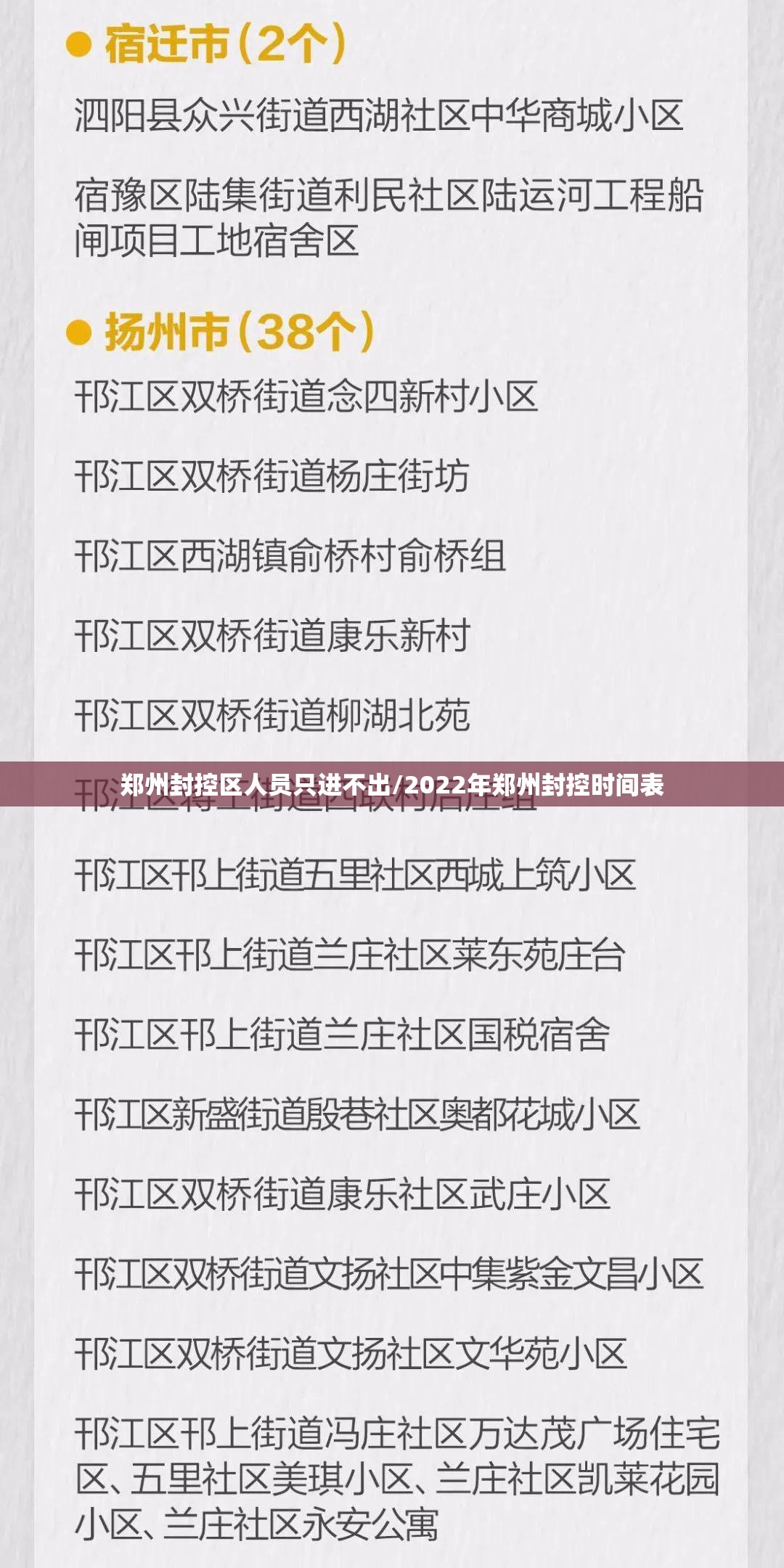 郑州封控区人员只进不出/2022年郑州封控时间表