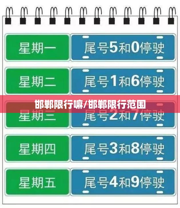 邯郸限行嘛/邯郸限行范围 邯郸限行嘛/邯郸限行范围