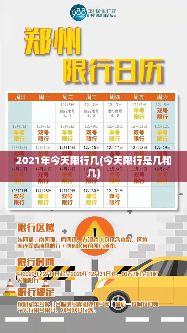 2021年今天限行几(今天限行是几和几)