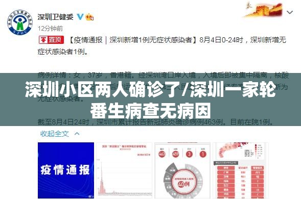 深圳小区两人确诊了/深圳一家轮番生病查无病因 深圳小区两人确诊了/深圳一家轮番生病查无病因
