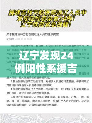 辽宁发现24例阳性系援吉返辽人员/官方报道的辽吉黑