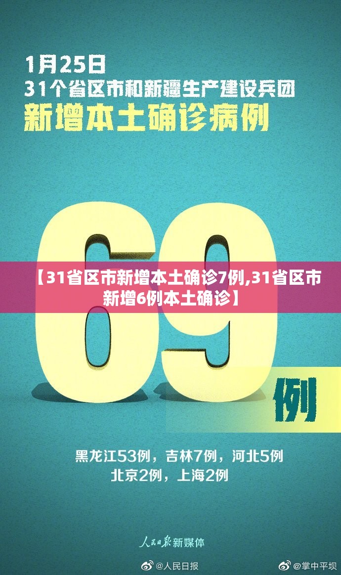 【31省区市新增本土确诊7例,31省区市新增6例本土确诊】