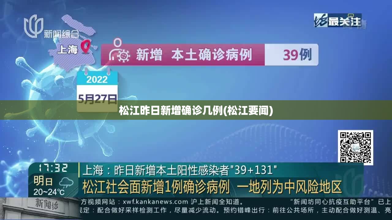 松江昨日新增确诊几例(松江要闻)