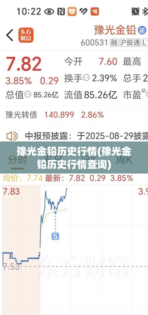 豫光金铅历史行情(豫光金铅历史行情查询)