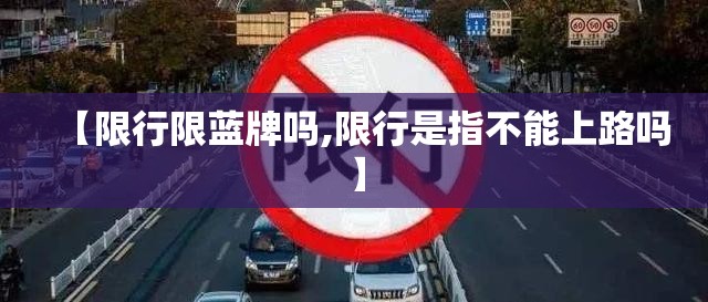 【限行限蓝牌吗,限行是指不能上路吗】
