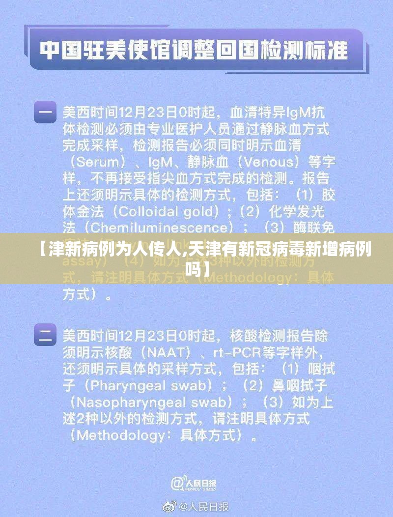 【津新病例为人传人,天津有新冠病毒新增病例吗】 【津新病例为人传人,天津有新冠病毒新增病例吗】