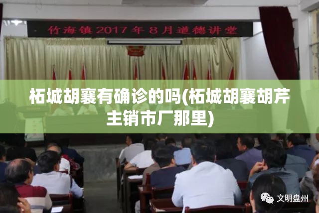 柘城胡襄有确诊的吗(柘城胡襄胡芹主销市厂那里) 柘城胡襄有确诊的吗(柘城胡襄胡芹主销市厂那里)